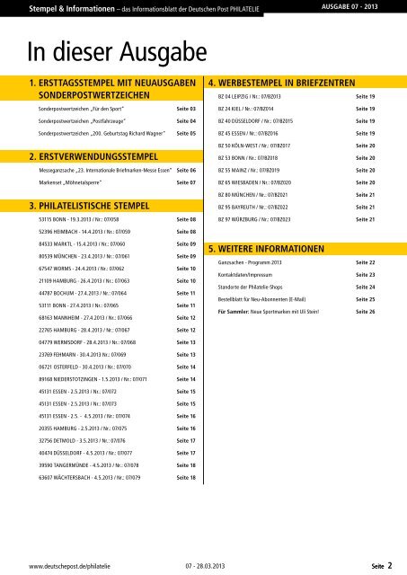 Ansicht und Download (PDF) - Deutsche Post