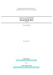 KLAUSUR 2012