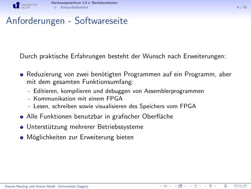 Download/Link - Praktische Informatik - Universität Siegen