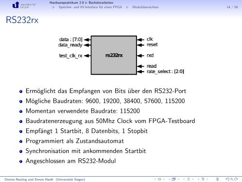 Download/Link - Praktische Informatik - Universität Siegen