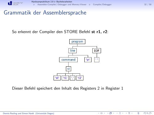 Download/Link - Praktische Informatik - Universität Siegen