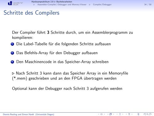 Download/Link - Praktische Informatik - Universität Siegen