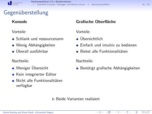 Download/Link - Praktische Informatik - Universität Siegen