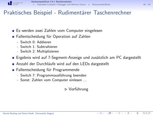 Download/Link - Praktische Informatik - Universität Siegen