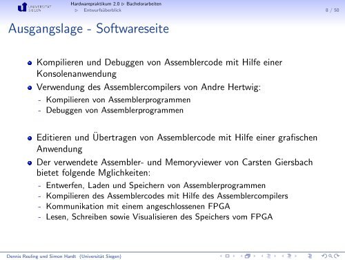 Download/Link - Praktische Informatik - Universität Siegen