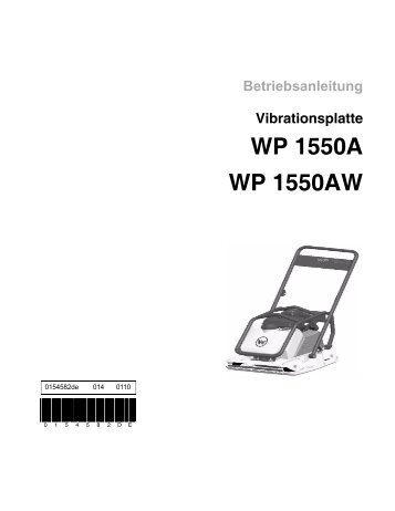 WP 1550A/AW - Wacker Neuson