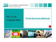 Finite-Elemente-Methode - Beuth Hochschule für Technik Berlin