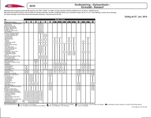 9235 Großmehring - Gaimersheim - Eichstätt - Rebdorf - RBA