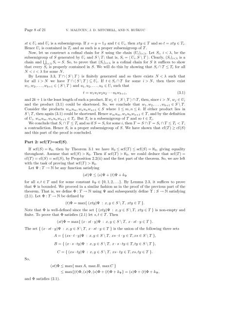 The Bergman property for semigroups