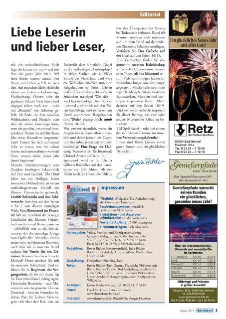 Ausgabe lesen - rheinkiesel