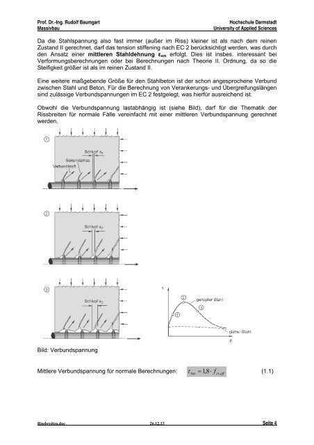 Rissbreiten - Prof. Dr.-Ing. Rudolf Baumgart