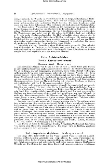 Lehrbuch der Pharmakognosie