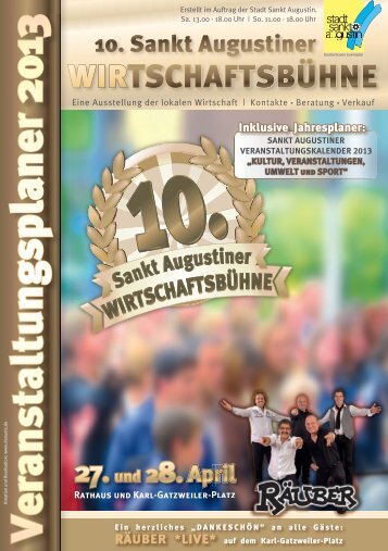 Veranstaltungsplaner 2013 - Stadt Sankt Augustin