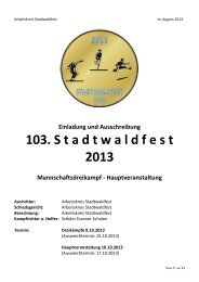 Stadtwaldfest 2013 - Schulsport in Essen