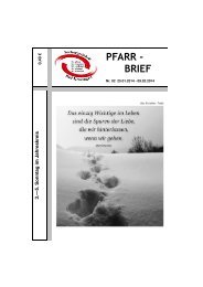 2014- Pfarrbrief Nr. 02 - Seelsorgeeinheit Bad Krozingen