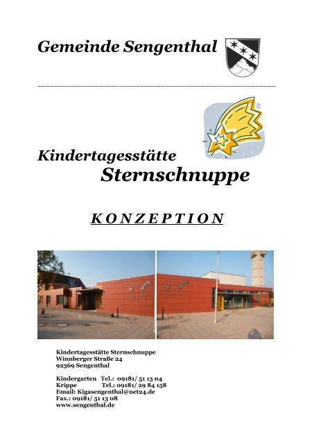 Konzeption - Gemeinde Sengenthal