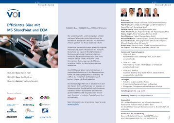 Effizientes Büro mit MS Sharepoint und ECM - Contenit AG