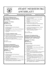 Amtsblatt der Stadt Merseburg Nr. 10/2013