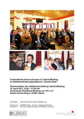 Dokumentation Auftaktveranstaltung (PDF) - Stadtentwicklung