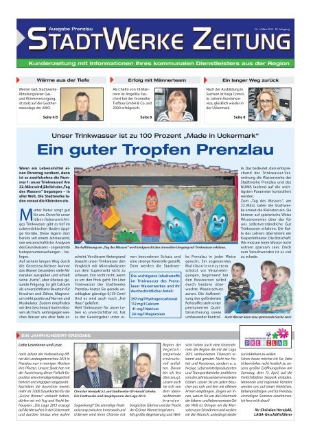 01/2013 - pdf herunterladen - Stadtwerke Prenzlau GmbH