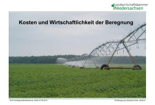 Wirtschaftlichkeit der Feldbewässerung [Download,*.pdf, 2,86 MB]