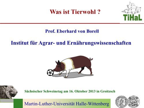 Was ist Tierwohl? [Download,*.pdf, 0,90 MB] - Landwirtschaft in ...