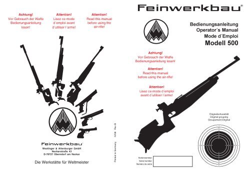 Modell 500 - Feinwerkbau