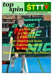 Newsletter 1 - Steirischer Tischtennisverband