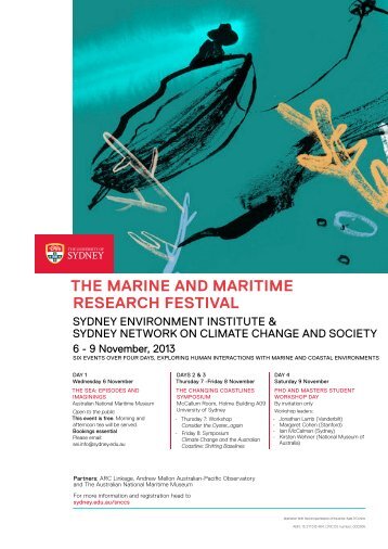Symposium Agenda - The University of Sydney