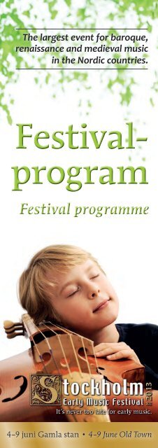 SEMF 2013 Festivalprogram (pdf) - Sveriges Radio