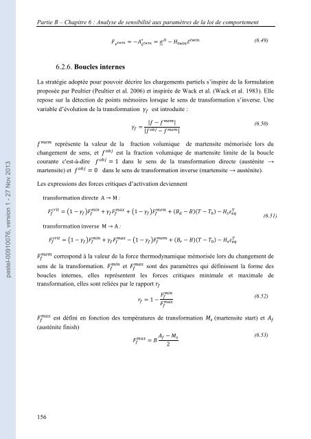 Dialogue essais-simulation et identification de lois de comportement ...