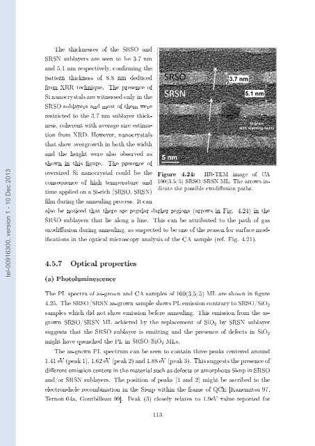 Films minces à base de Si nanostructuré pour des cellules ...