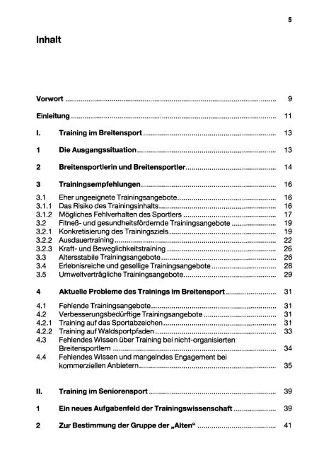 Einführung in die Trainingslehre