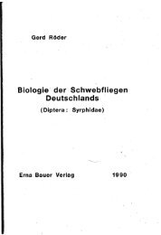 Biologie der Schwebfliegen Deutschlands