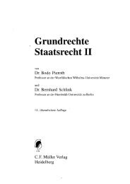 Grundrechte Staatsrecht II