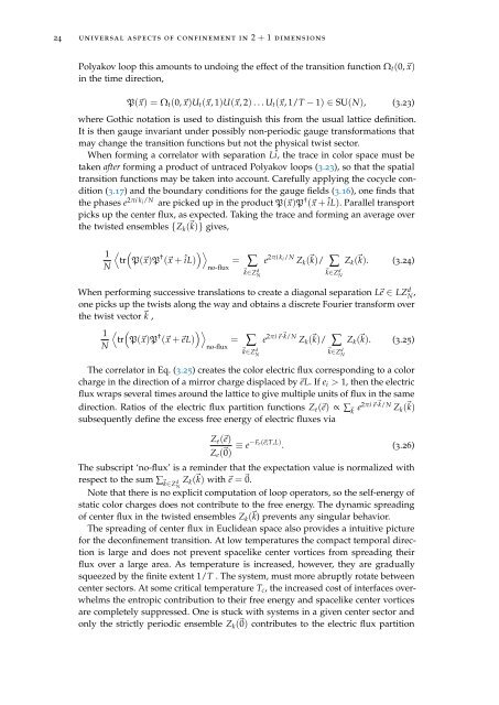 Topology, symmetry, and phase transitions in lattice gauge ... - tuprints