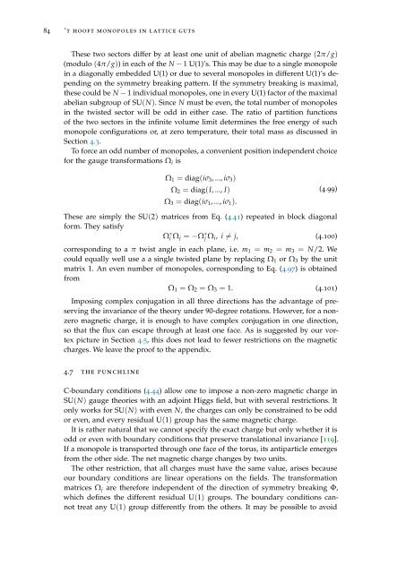 Topology, symmetry, and phase transitions in lattice gauge ... - tuprints