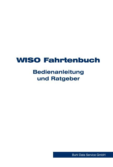 WISO Fahrtenbuch