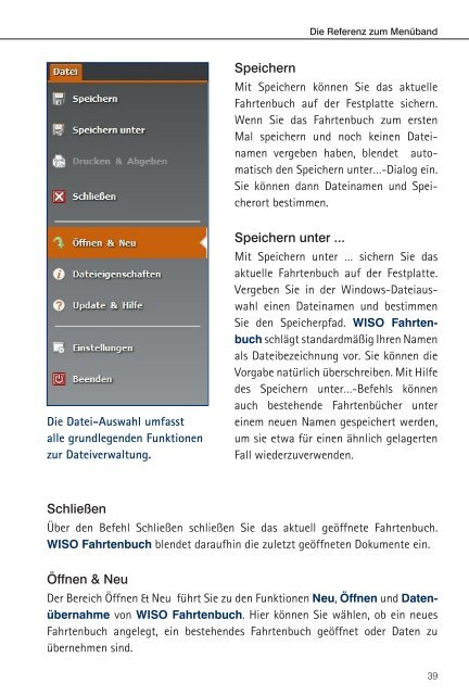 WISO Fahrtenbuch