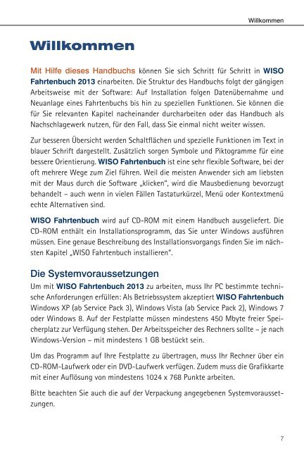 WISO Fahrtenbuch