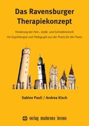 Ravensburger Therapiekonzept - Verlag Modernes Lernen
