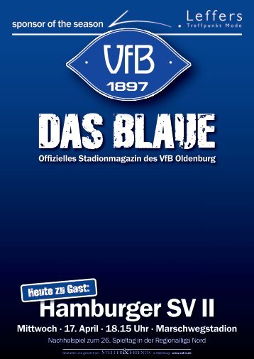 Das Blaue - Saison 2012/2013 #11 - VfB Oldenburg