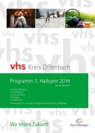 Frühjahr - vhs Kreis Offenbach