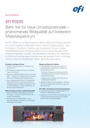 EFI R3225 Bahn frei für neue Umsatzpotenziale – phänomenale ...