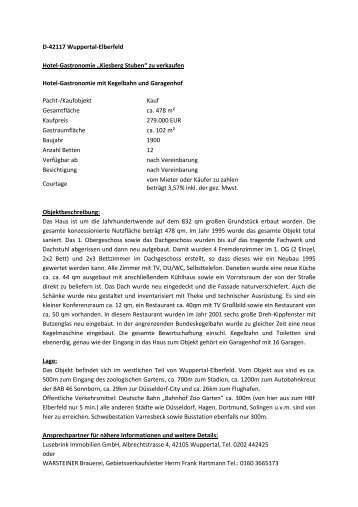 D-42177 Wuppertal Kiesberg Stuben.pdf - Warsteiner Gruppe