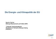 und Klimapolitik der EU - Akademie für Politische Bildung Tutzing