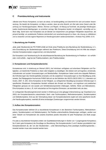 Berufspraktische Studien Logopädie Manual zum Praktikum 6