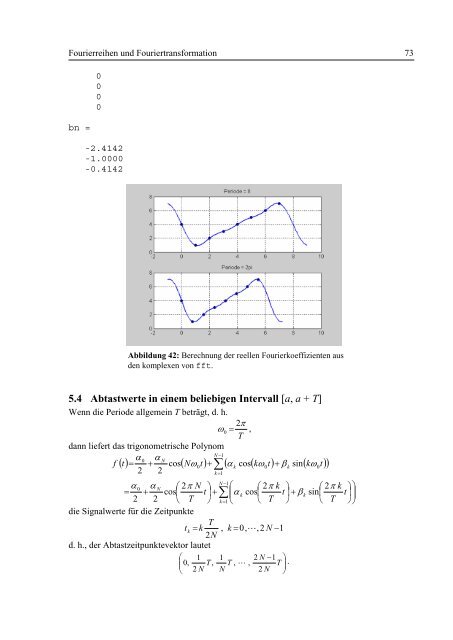 Fourierreihen und Fouriertransformation - Fachhochschule ...