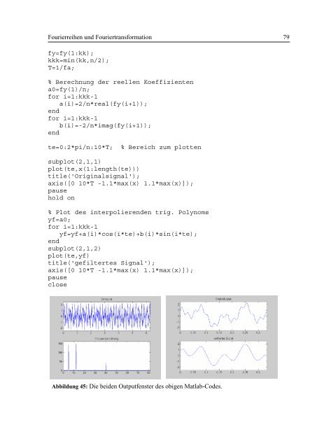 Fourierreihen und Fouriertransformation - Fachhochschule ...