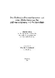 Der Frobenius-Perron-Operator und seine Diskretisierung fiur ...